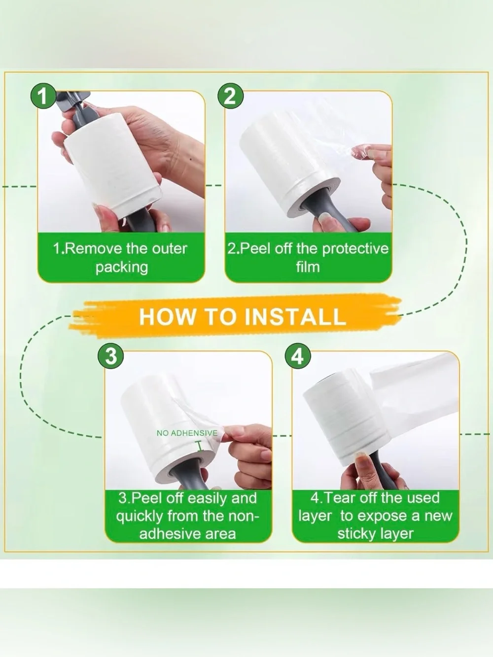 Pet Hair Remover Lint Rollers
